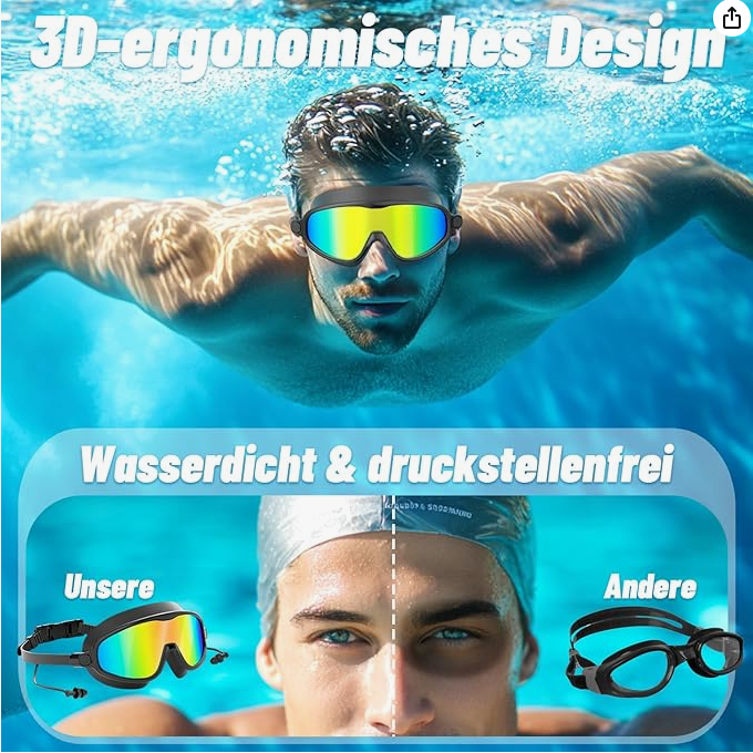 UV-Blocker Schwimmbrille